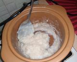 Foto langkah ke 6 dari resep Bubur Salmon + Wortel Tofu + Kaldu Ikan Home Made 7M+.