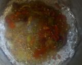 A picture of step 4 of Stir fry noodles with egg omelette and boiled egg.