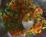 A picture of step 2 of Spicy Prawn Salad with tomato & coriander dressing.