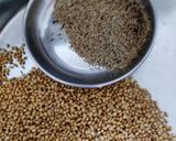 A picture of step 1 of Kashayam (South Indian chai).