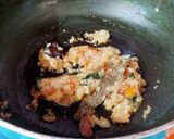 A picture of step 4 of Elephant Yam (Suran) cooked with Shrimps.