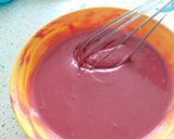 A picture of step 9 of Red valvet eggless cake in cooker.