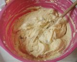 Karamellával töltött barackos muffin recept fázis 3 fotója