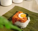 Foto langkah ke 3 dari resep Nasi Bakar Telur Asin.