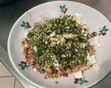 Une image de l'étape 10 de Tomates farcies aux sardines à l'huile, feta et herbes.