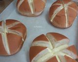 Gambar langkah 4 resipi Korean Garlic Cheese Bun.