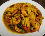 รูปขั้นตอนการทำที่ 4 ของ กุ้งผัดพริกหน่อไม้
