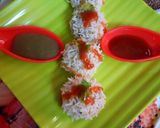 A picture of step 10 of Rice kadamb flowers.