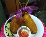 Foto langkah ke 6 dari resep Sosis Corn Dog.