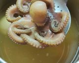 A picture of step 3 of Octopus Carpaccio.