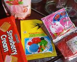 Foto langkah ke 1 dari resep Pudding Agar Strawberry In Jar (Agar² Stroberi dalam Stoples).