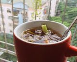 Hình bước làm 4 của món Cách làm Trà bạc hà sả tắc