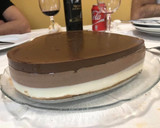Foto del paso 7 de la receta: Tarta corazón de tres chocolates con Monsieur-Cuisine