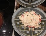 A picture of step 8 of Crab stuffed waffle.