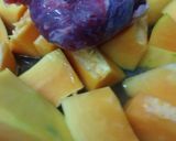 Hình bước làm 2 của món Beef chew Papaya