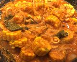 Foto langkah ke 4 dari resep Udang cumi saus padang.