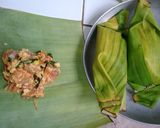 Foto langkah ke 5 dari resep Pais Tahu Ayam Kemangi.