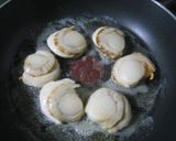 A picture of step 3 of Easy Creamy Braised Napa Cabbage and Scallops.