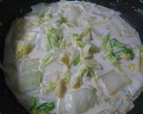 A picture of step 6 of Easy Creamy Braised Napa Cabbage and Scallops.