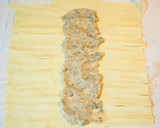 Foto del paso 2 de la receta: Trenza de salmón con trigueros y salsa de setas