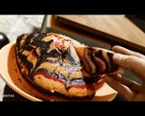 عکس مرحله 5 از دستور کیک زبرا😋