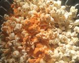 A picture of step 3 of Cheesy masala popcorn.