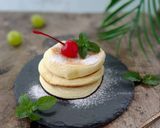 Foto langkah ke 10 dari resep Souffle Pancake.