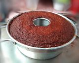 Foto langkah ke 4 dari resep Bolu Sarang Semut /Karamel Cake.