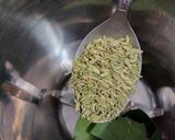 A picture of step 1 of Banarsi Paan Mocktail.