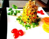 薑黃翡翠木須銀魚炒飯（創意料理）的食譜步驟2照片
