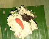 Foto langkah ke 7 dari resep Pepes Tahu Jamur Kemangi.