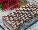 Foto langkah ke 10 dari resep Batik Trio Layer Cake.