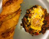 A picture of step 8 of Shakshuka made healthy!.