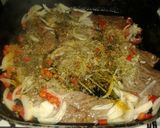Foto del paso 14 de la receta: Bifes con arroz, papas y cebolla