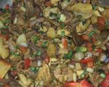 Foto del paso 1 de la receta: Arroz de marisco mixto con tajadas de plátano maduro