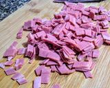 Foto del paso 1 de la receta: AROS De Cebolla,🌰🐏 rellenos con Carne de Cordero...!