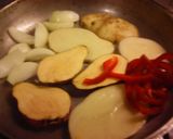 Foto del paso 2 de la receta: Batatas con hummus y sobrantes