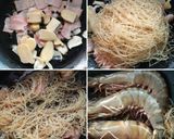 รูปขั้นตอนการทำที่ 2 ของ "กุ้งอบวุ้นเส้น" 🦐🦐 Baked Black Tiger Shrimp with Glass Noodle