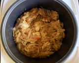 A picture of step 6 of Biryani Inspired Chicken Mazegohan.