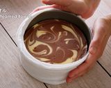 A picture of step 12 of Creamy Cheesecake Recipe (Marble Cake)💝.