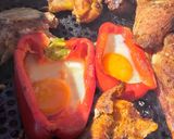 Foto del paso 2 de la receta: Pimentón asado a la parrilla con huevo