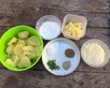 Foto langkah ke 2 dari resep Mozarella Cheese Potatoes.