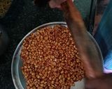 A picture of step 4 of Peanut Burfi.