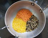A picture of step 1 of Daal fry.