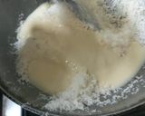 A picture of step 2 of Coconut Burfi.