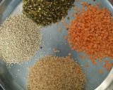 A picture of step 1 of Quinoa and Broken Wheat porridge.