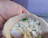 A picture of step 4 of Sattu kachori aur baigan Ka bharta.