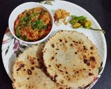 A picture of step 4 of Baingan Bhartha.