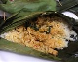 Foto langkah ke 3 dari resep 29. Nasi Bakar Ayam Suwir Bumbu Bali.