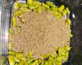 A picture of step 3 of Instant green chilli achar.